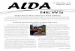 ALDA Fall 2015/Winter 2016 Volume 32, Issue 1 · By Nancy Kingsley, Editor-in-Chief This is a combined Fall 2015—Winter 2016 issue of the ALDA News. The reason we didn’t publish