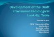 Development of the Provisional Radiological Look Up Table...2013/01/30  · Provisional Look-Up Table Values Provisional LUT values will be based on EPA BTVs and MDC information from