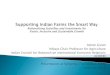 Infosys Chair Professor for Agriculture Indian Council for ......Pradhan Mantri Fasal Bima Yojna -launched on April 1, 2016 Addressed shortcomings of previous insurance schemes Premium