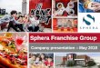 Sphera Franchise Group · Leading Foodservice Group in Romania #2 #1 #2. QSR. player on the QSR segment (18% market share) and #1 on the chicken segment #2. player on the overall
