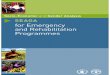 SEAGA for Emergency and Rehabilitation Programmes · ACKNOWLEDGEMENT This publication was prepared by Pierre Bessuges, Gretchen Bloom, Turi Fileccia, Angus Graham and Ilaria Sisto