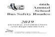 66th Annual School Bus Safety Roadeo - castoways.org€¦ · 27/04/2019  · School Bus Safety Roadeos make a good driver better and great drivers amazing. You are doing all you can