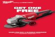 GET ONE FREE - MSC Industrial Direct · BUY ANY THREE OF THESE GRINDERS (Only tools listed below qualify.) GET (1) FREE ... Milwaukee Electric Tool Grinder Mix & Match MIR 8950 Hacks