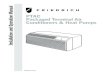 PTAC Packaged Terminal Air Conditioners & Heat Pumps · 2018. 9. 16. · Installation and Operation Manual PTAC 920-087-09 (12/10) Packaged Terminal Air Conditioners & Heat Pumps
