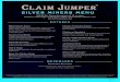 SILVER MINERS MENU - Claim Jumper...SILVER MINERS MENU If you have any food allergies or special dietary restrictions, please notify your server and we will try our best to accommodate