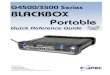 BLACKBOX Portable Quick Reference Guidenik.net.ua/files/all/elspec-g4500-3500/Blackbox... · Energy: bi-directional, total, import, export, net Demand: block, rolling block, thermal,