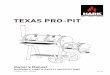 TEXAS PRO-PIT - Hark...— To the ash tray (23) fit both the left and right sides of the ash tray handle (26) with 4-M6x15 bolts & 4-M6 nuts. — Fit the air shutter (29) to the ash