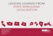 LESSONS LEARNED FROM STATE MARIJUANA LEGALIZATION662E25CC-A6A0-4B38... · 2019. 8. 1. · where marijuana is not “legal,” and overall use is up in “legal” states while declining