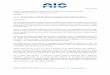 AIC Comments on Draft OTT Ministerial Regulation Under ...€¦ · AIC however would like to highlight some provisions that ... “OTTs” for the remainder of the comment letter