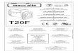 ALTERNATORI SERIE T20F MANUALE PER L’USO E LA ... · 2 T20F Instruction Manual, September 2013 - rev. 04 DESCRIPCION MAQUINA Los generadores de la Serie T20F son ce-pillos con regulaciòn