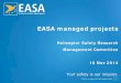 EASA managed projects · Helicopter Low Airspeed Sensor Curtiss-Wright Avionics & Electronics Precision airspeed measurement 2D probe immune to rotor down wash 3D probe provides down