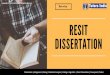 The UK Dissertation Resitting or Resubmission Writing Help UK