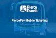 PiercePay Mobile Ticketing · PiercePay Mobile Ticketing Smartphone ownership byage United States, Q3 2016 - Nielsen Group 25 -34 35 -44 45 -54 55 -64 65+ 50% 100% 0% 98% 97% 96%
