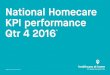 National Homecare KPI performance Qtr 4 2016KPI performance Qtr 4 2016* *aligned to NHS financial year. Foreword This National Homecare KPI performance report – the second we have