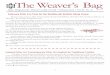 The Weaver’s Bagmmawg.org/newsletters/201502Newsletter.pdf · introduction to Swedish Weaving, but it gave so much more. The adventure began with participants arriving with warps