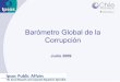 Barómetro Global de la Corrupción - Chile Transparente · Percepción de Corrupción en Chile Base: 1001 0,42 0,37 0,31 0,29 0,29 0,29 0,25 0,19 0,32 Sector Público Poder Judicial