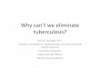Why can’t we eliminate tuberculosis? - lung...Dye et al. Ann Rev Pub Health 2013; 34: 271-286 . What we need to do to eliminate tuberculosis •Invest in public health ... g entl