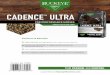 CADENCE TM ULTRA · Features & Benefits Highly digestible extruded grains helps support proper digestion ... Cobalt Sulfate, Ethylenediamine Dihydriodide, Vitamin D3 Supplement, Cobalt