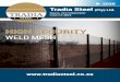 tradiagroup.com · Razor Mesh Flat Wrap can be installed in a trench between the post foundations. A loose Welded Mesh Panel, similar to the fence panel, can be fixed to the fence