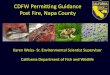 CDFW Permitting Guidance Post Fire, Napa County Presentations/2018 Seminar...Stream Crossings Tips: Culverts - Culverts shall be sized to pass a 100-Year storm event and associated