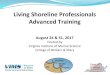 Living Shoreline Professionals Advanced Training · Part 2. LIVING SHORELINE PROFESSIONALS ADVANCED TRAINING AUGUST 2017. GENERAL SITE EVALUATIONS. Parameters Typically Used in Living