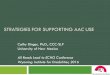 STRATEGIES FOR SUPPORTING AAC USE echo aac strategies 2016.… · STRATEGIES FOR SUPPORTING AAC USE Cathy Binger, Ph.D., CCC-SLP University of New Mexico All Roads Lead to ECHO Conference