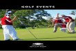 G o l f E v E n t s - Noosa Springs Golf & Spa Resort · Experience an unforgettable golf event with noosa springs, voted as one of Australia’s top 12 stay & Play Resorts (Golf