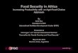 IFDC Food Security in Africa · Brief overview of African agriculture ... Enhance Soil productivity--ISFM • ISFM—Combining organic and inorganic plant nutrients • Doubles productivity