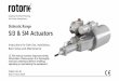 Skilmatic Range SI3 & SI4 Actuators€¦ · for more information on the SI, Insight 2 software and other Rotork actuator ranges. 2. Health and Safety This symbol identifies important
