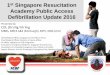 1st Singapore Resucitation - SCRI · COL (Dr) Ng Yih Yng MBBS, MRCS A&E (Edinburgh), MPH, MBA (JHU) Chief Medical Officer, Singapore Civil Defence Force Chief Medical Officer, Ministry