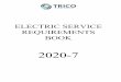 ELECTRIC SERVICE REQUIREMENTS BOOK · NFGC - The most recent publication of the National Fuel Gas Code. OSHA - Occupational Safety and Health Administration Overhead Service - Electric