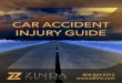 CAR ACCIDENT INJURY GUIDE - Zinda Law Group, PLLC In addition, car accident victims sometimes deal with