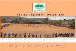 Highlights- Mar’18 Monthly Hig… · Highlights- Mar’18 Corporate Social Responsibility RINL CSR –Spreading the message of ‘Swachh Bharat’ to School children thru ‘Bal