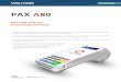 PAX A80 - Valitor - Experts in card payment solutions for SMBs · 2019. 10. 2. · PAX A80 PAX A80 Android Countertop Terminal Countertop Supported by the PAXSTORE open software distribution