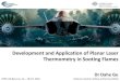 Development and Application of Planar Laser Thermometry in ... · “Unstructured LES of reacting multiphase . flows in realistic gas -turbine combustors,” Annual Research Briefs,