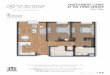 2A1 TWO BEDROOM...2019/10/19  · Floor Plan Floor plans are not to scale and are shown for comparative purposes only. Actual apartment oor plans may have minor variations. Leasing