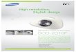 High resolution, · Samsung Techwin’s will to create environment-friendly products,and indicates that the product satisfies the EU RoHS Directive. 12VDC 600TVL 0.04 Lux 3mm High