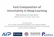Fast Computation of Uncertainty in Deep Learning · YarinGal (University of Oxford), Akash Srivastava (University of Edinburgh) ZuozhuLiu (SUTD, Singapore) Uncertainty Quantifies