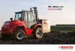 M& MHRANGE Rough Terrain forklifts€¦ · • Simplified design (reduced number of electronic components), resulting in lower maintenance costs. • Easy access to key components