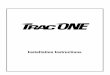 TracRac Rack Systems Installation Instructions...sku# packaged by: date: a b 5 9 1 00-27000-01 4 4 4 4 4 4 4 4 10 10 10 10 detail a 6 6 detail b 3 2 7 7 7 7 8 8 item no. part number