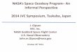 NASA’s Space Geodesy Program– An Informal Perspective … · – Plan and implement the construction, deployment and operation of a NASA ... • Robust day and night satellite