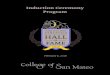 Induction Ceremony ProgramMike Mooney Al Namanny. Dennis O’Brien Cindy Pacheco Andrea Pappas Ausmus Tony Plummer Jennifer Ruff. Owney Williams. 1 Thanks to the 2018 Hall of Fame