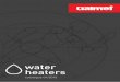 water heaters - Clima Center · Indirect water heaters with a U-shaped coil - type SGW(L) and SGW(L)x2 horizontal p. 36-37 Indirect double-jacket water heaters - type SGW(L)P horizontal