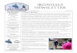 IRONDALEIRONDALE NEWSLETTER NEWSLETTER issue.pdf · NEWSLETTER NEWSLETTER Bark Lake Cultural Developments Charitable No. 80487 0087 RR0001 9 member Board of Directors Historical 