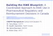 CADTH.ca - Building the RWE Blueprint: A Coordinated ......• CADTH continues to use RWE throughout the product lifecycle April 16th, 2019 RWE Blueprint – CADTH Symposium 2019 Pre-market