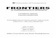 FRONTIERS - UConn Office of Undergraduate Research...The Frontiers Poster Exhibition is a multidisciplinary research forum and the largest showcase of undergraduate research, scholarship,