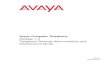Avaya Computer Telephony Avaya Computer Telephony Release 1.3 Telephony Services Administration and