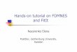 Hands-on tutorial on FDMNES and FitIt · Nazarenko Elena PostDoc. Gothenburg University. Sweden. Outline FDMNES (XANES simulations)-program description-example FeO6 FitIt (XANES fitting