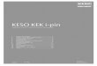 KESO KEK i-pin - assaabloyopeningsolutions.ch Schweiz/Downl… · EDIZIO due dual cover frame. The two devices must be installed separately in a single box each. 8.1 KESO KEK i-pin
