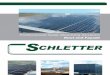 Professional Solar Mounting Systems Roof and Façade files/Schletter-Roof-Mount... · Schletter mostly uses what is refered to as “top down” clamps. The clamps hold the modules
